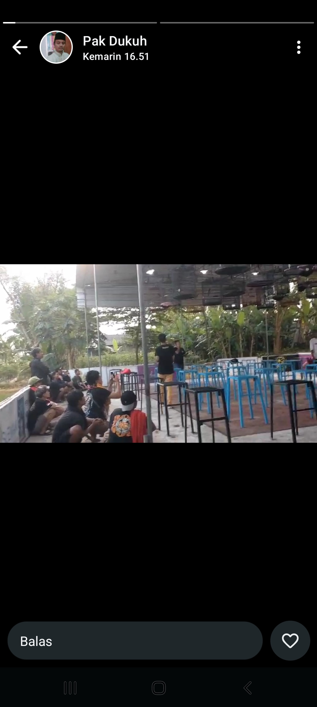 Perlombaan Burung di padukuhan krajan