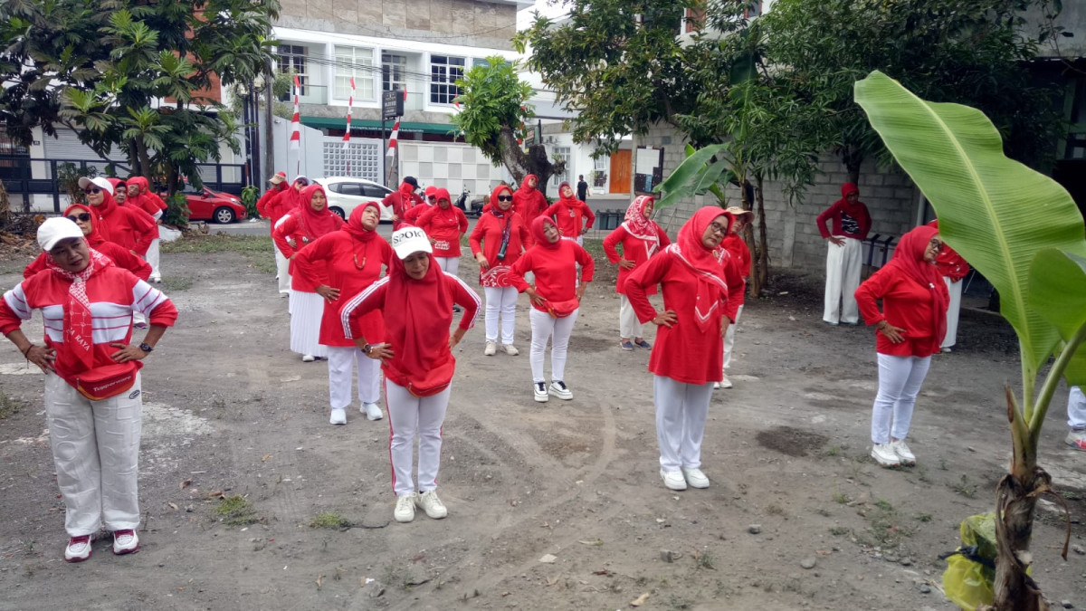 Senam masal di padukuhan Karanganyar