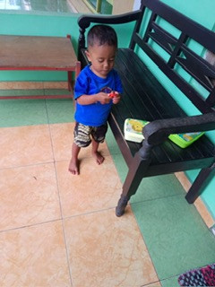 Balita penerima PMT lokal dari Sanggrahan