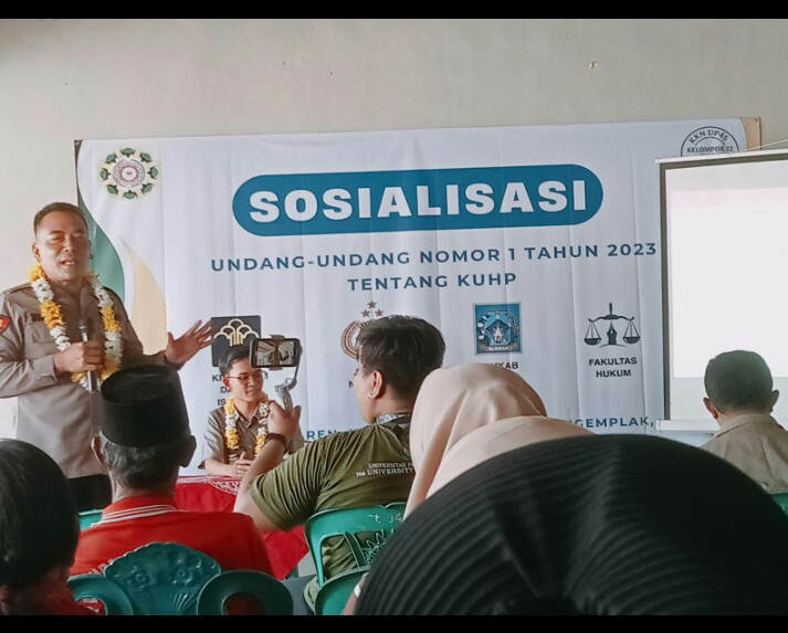 Sosialisas UU no. 1 th 2023 tentang KUHP saren