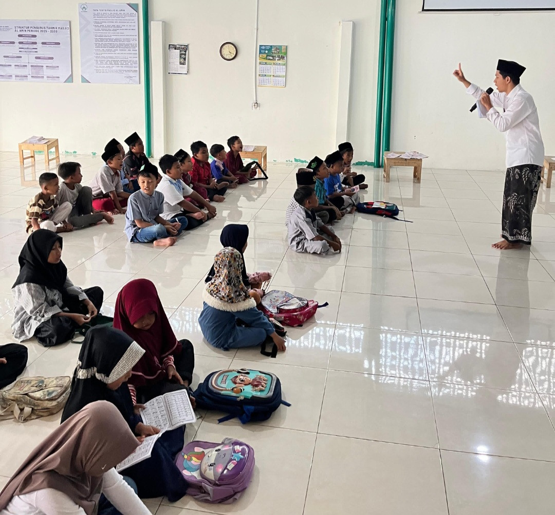 Murojaah Juz 30 Santri TPQ Al-Amin Pokoh