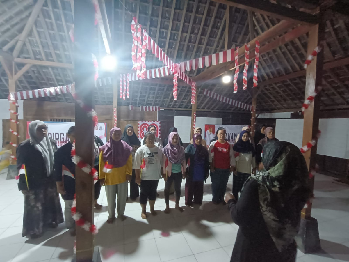 Persiapan koor memperingati HUT RI ke-80