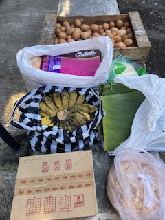 Menyuplai bahan mentah PMT lokal oleh kader Sanggrahan