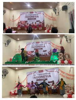 Acara pentas seni di Sanggrahan