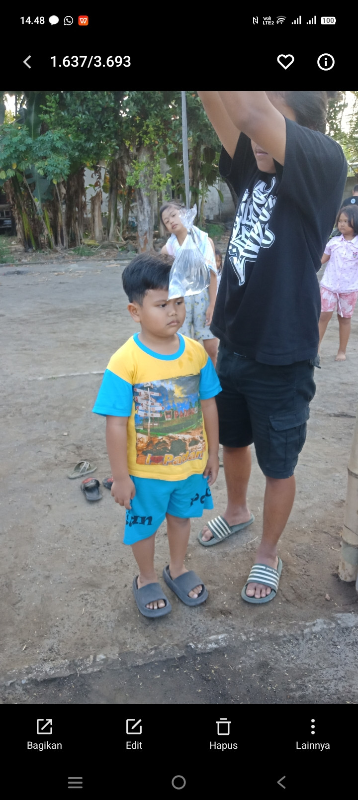 Lomba pecah air tingkat TK, sawahan kidul