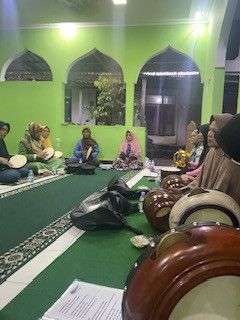 Latihan rutin hadroh Sanggrahan