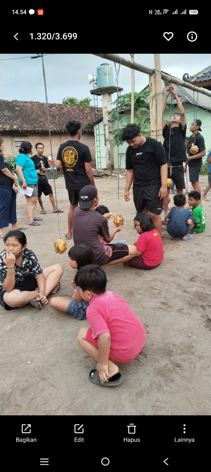 Lomba ambil koin tingkat SD, sawahan kidul