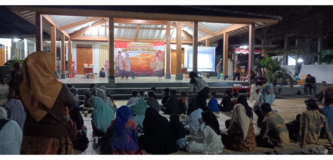 Malam Tirakatan Memperingati Hari Kemerdekaan RI Ke 80 Oleh RT 02 Pokoh