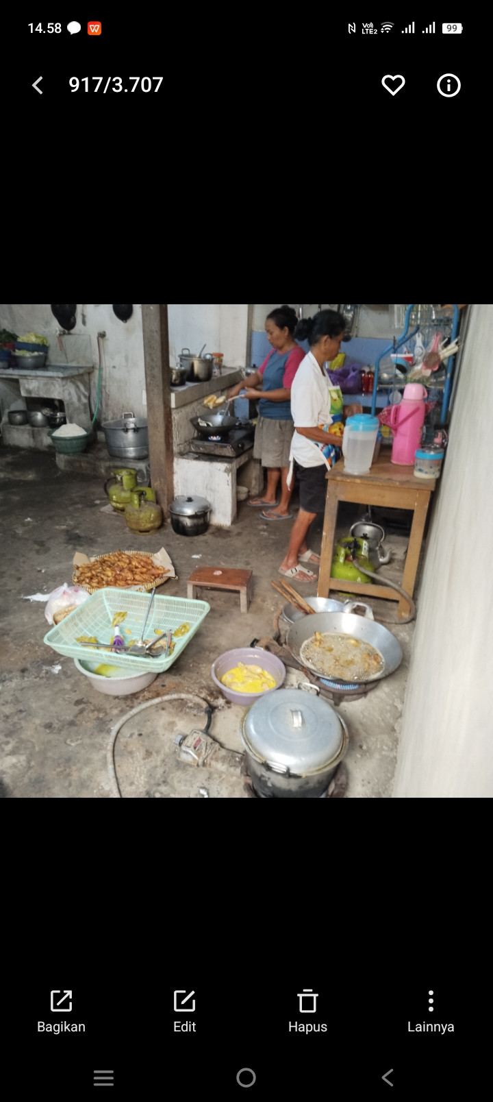 Rukun sosial rewang nikahan sdr. Ginsa, sawahan kidul