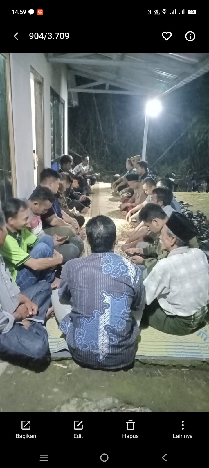 Kenduri nikahan ginsa, sawahan kidul
