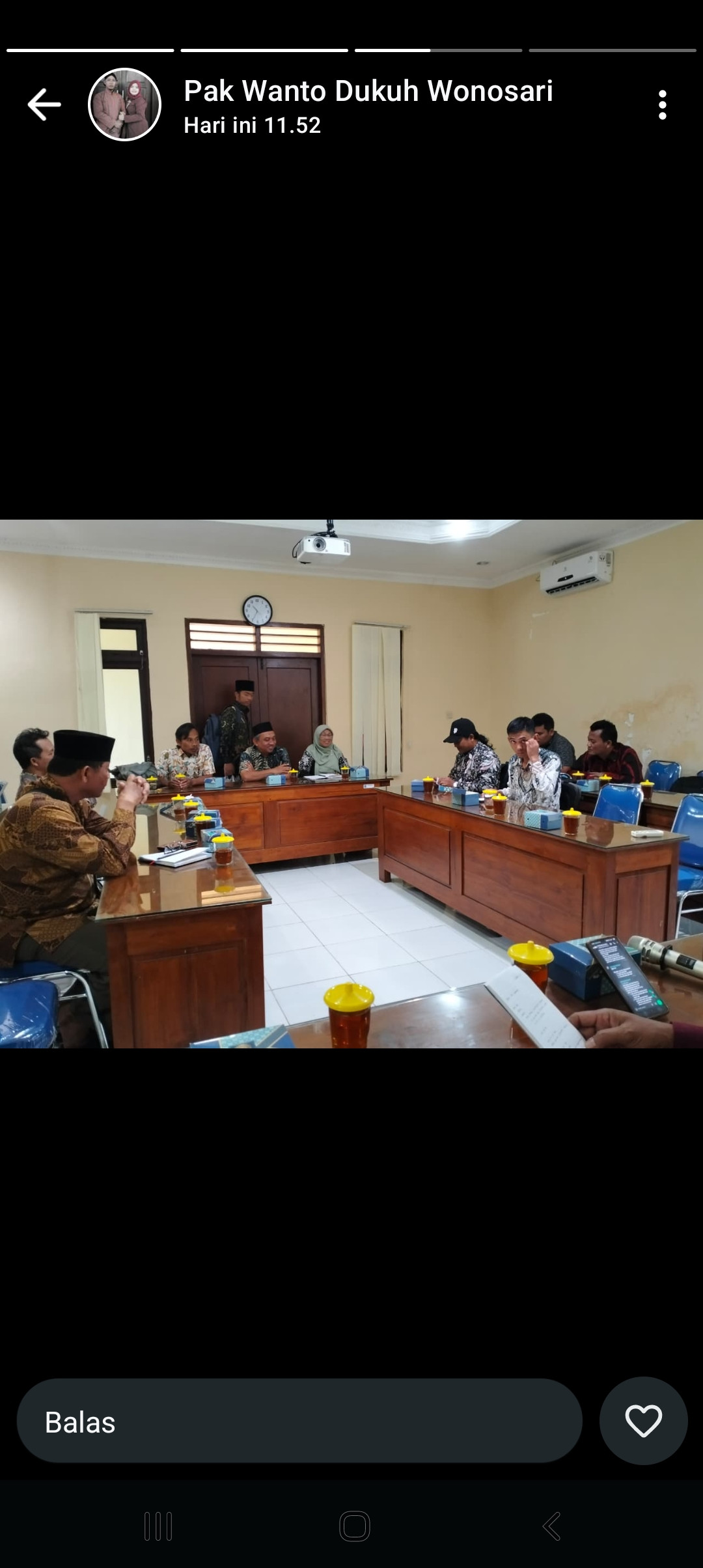 Pertemuan Rutin Korkal oleh Bpk Dukuh Krajan