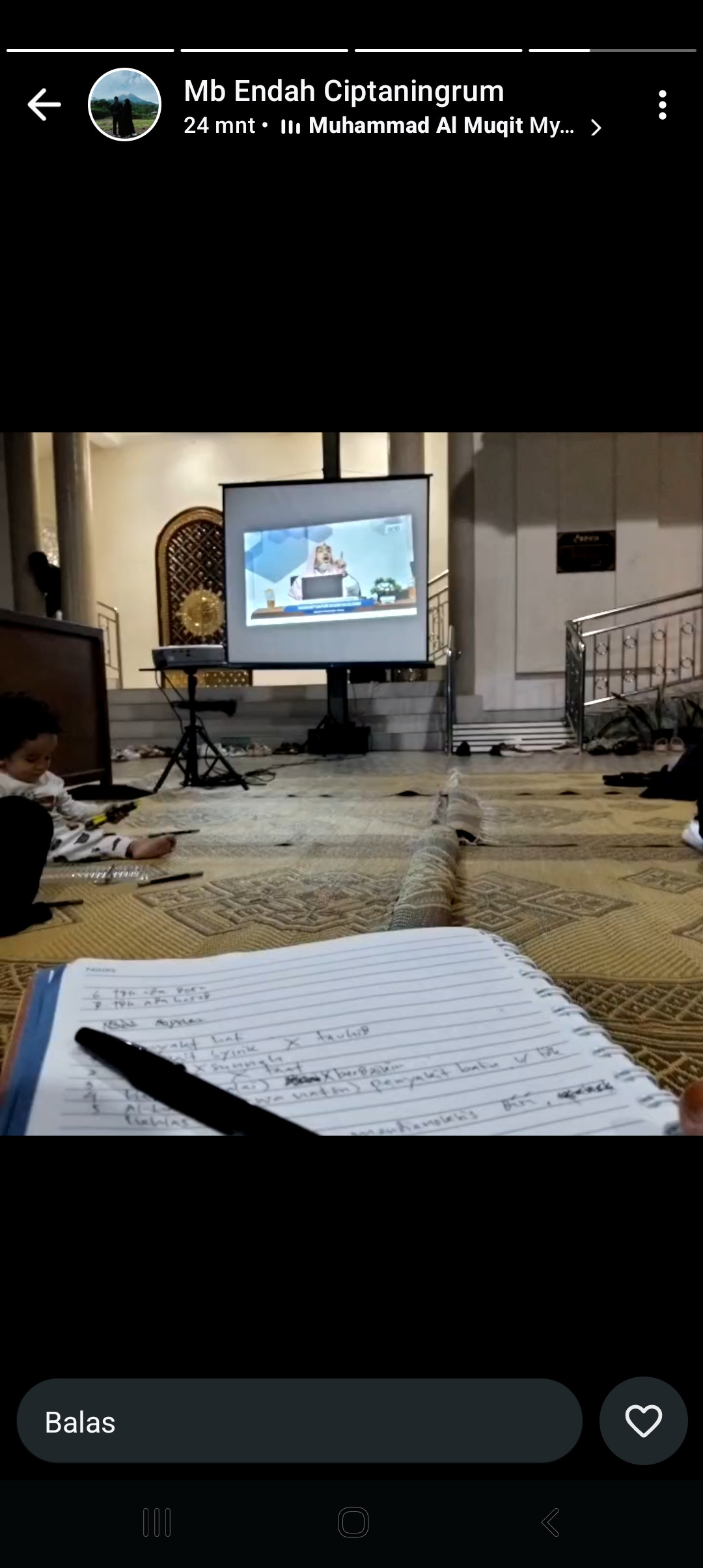 Kajian Rutin oleh Bpk ibu warga perumahan krajan