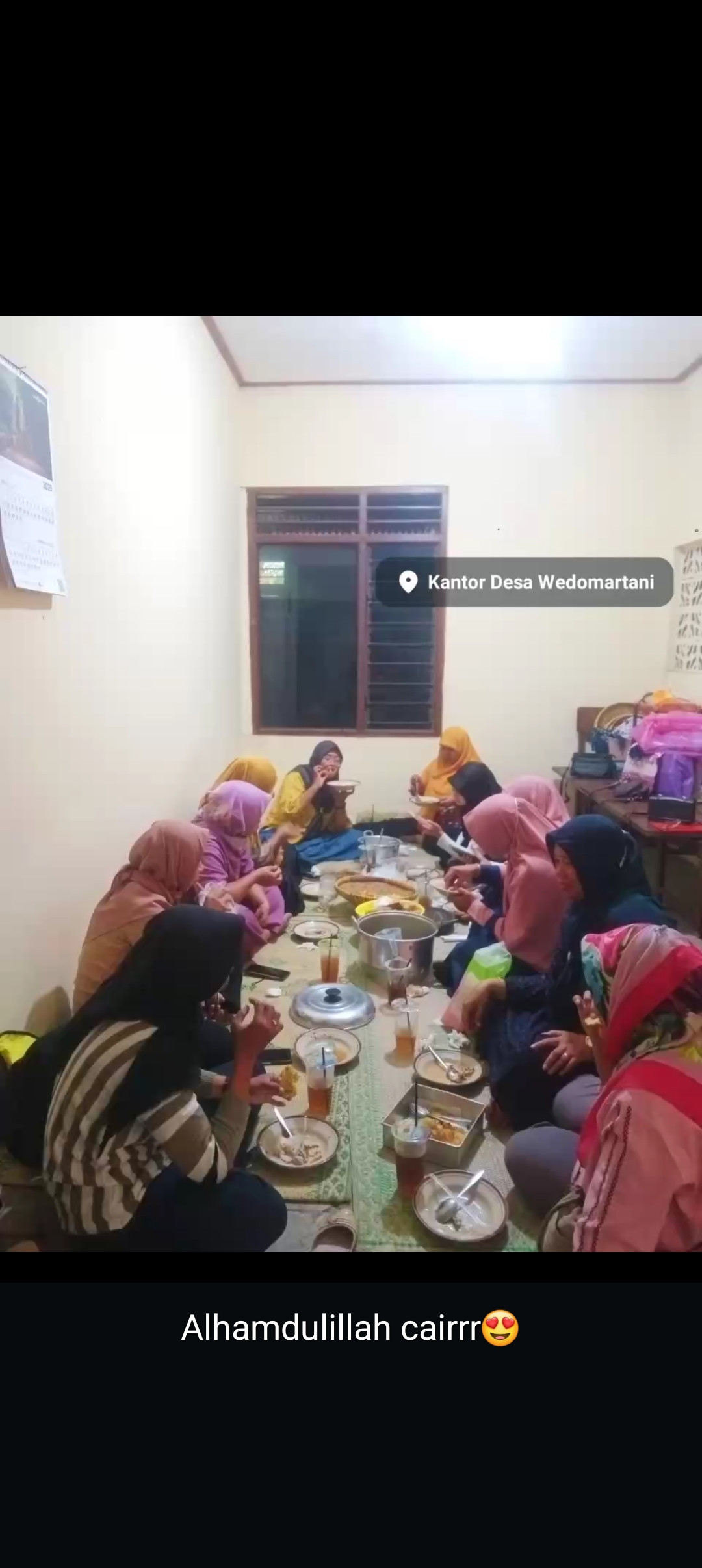 Kegiatan PMT dapur dashat dan pertemuan kader PMT di jetis wedomartani