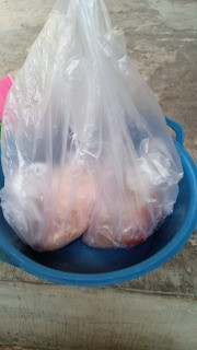 Menyuplai bahan mentah PMT lokal oleh kader Sanggrahan