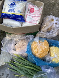 Menyuplai bahan mentah PMT oleh kader Sanggrahan