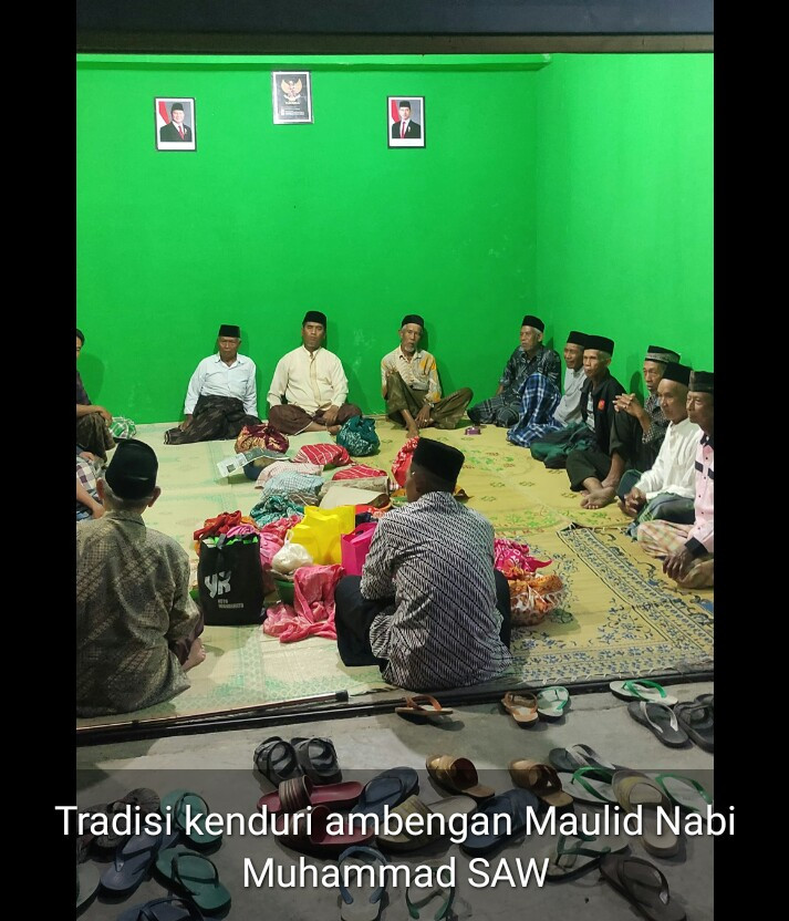 Tradisi kenduri maulid Nabi Muhammad SAW,saren