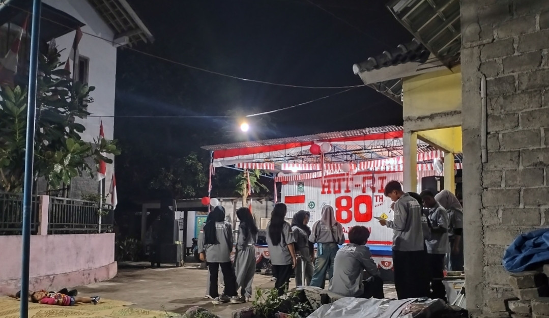 Malam tirakatan Warga Padukuhan Wonosari