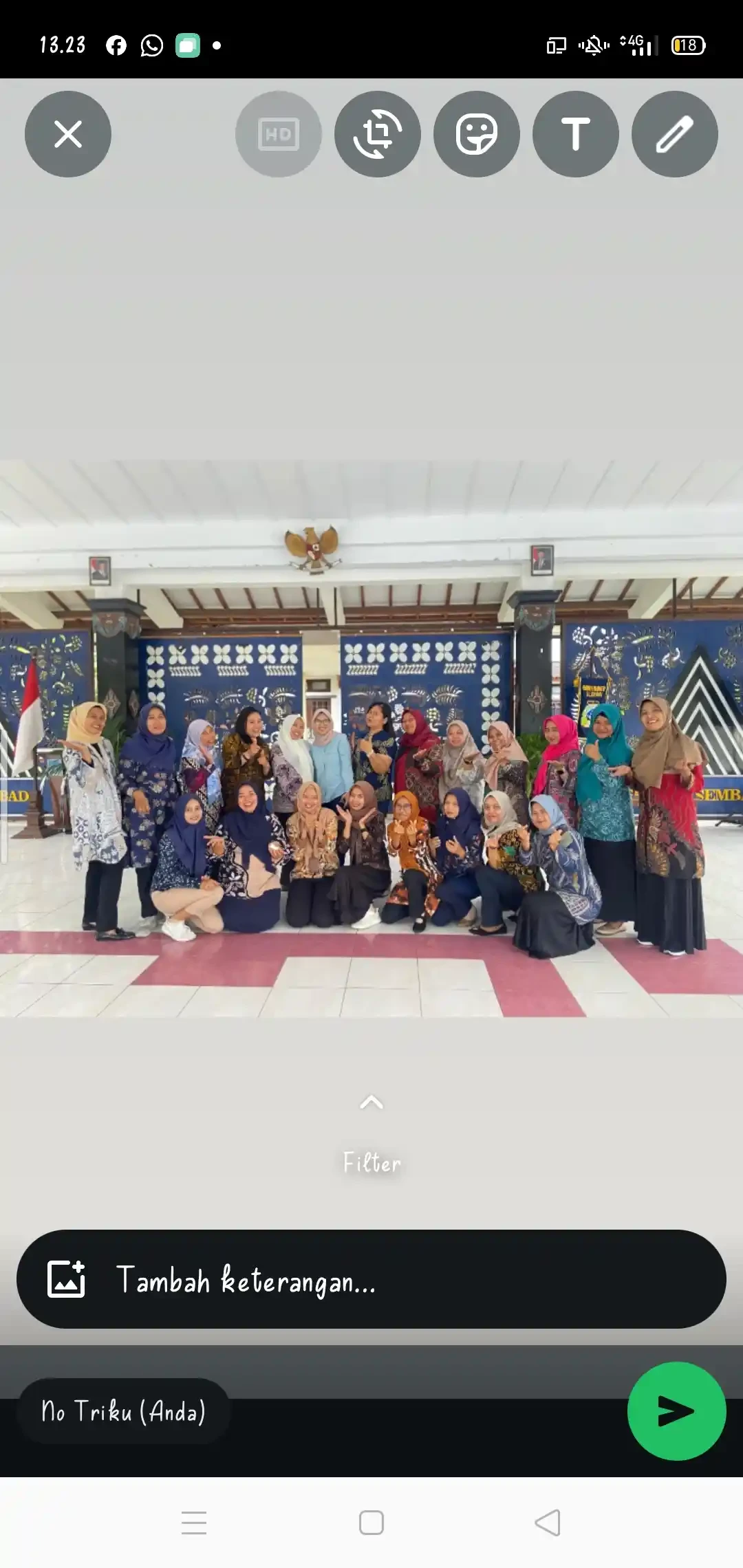 Perwakilan kader Padukuhan Bakungan mengikutin pelatihan 25 ketrampilan  kader