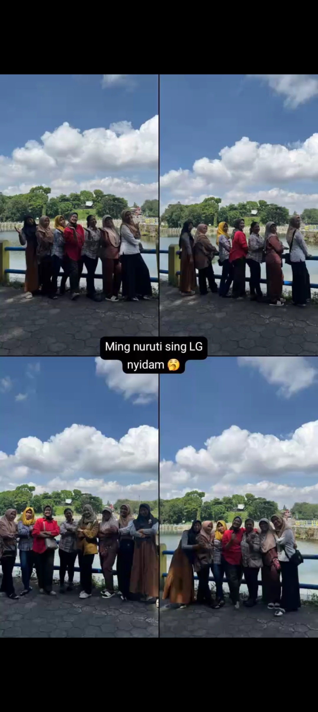 Kegiatan healing tipis oleh ibu ibu grup PKH Jetis Jetis wedomartani