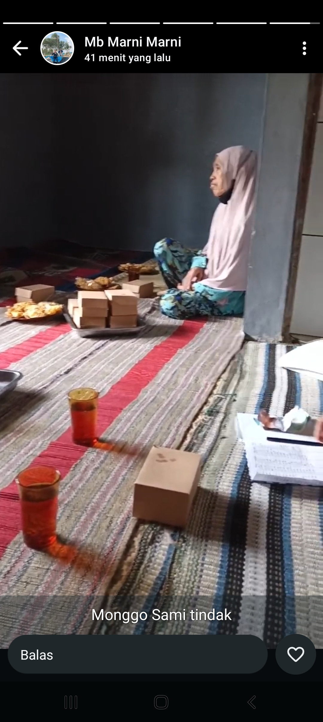 Pertemuan rutin Keluarga penerima PKH oleh warga Krajan