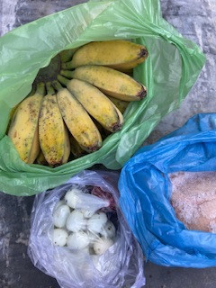 Menyuplai bahan mentah PMT lokal oleh kader Sanggrahan