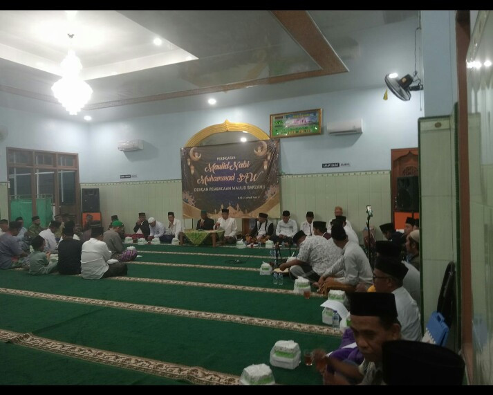 Pengajian maulid Nabi Muhammad SAW Saren