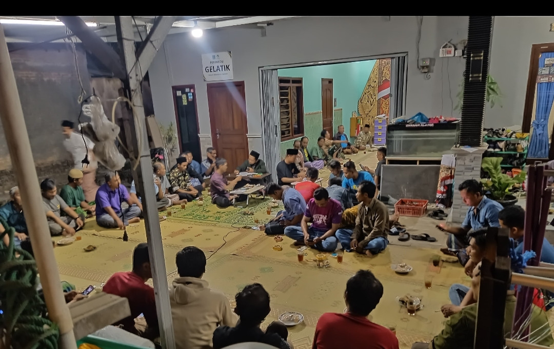 Pertemuan rutin RW 17 Padukuhan Wonosari