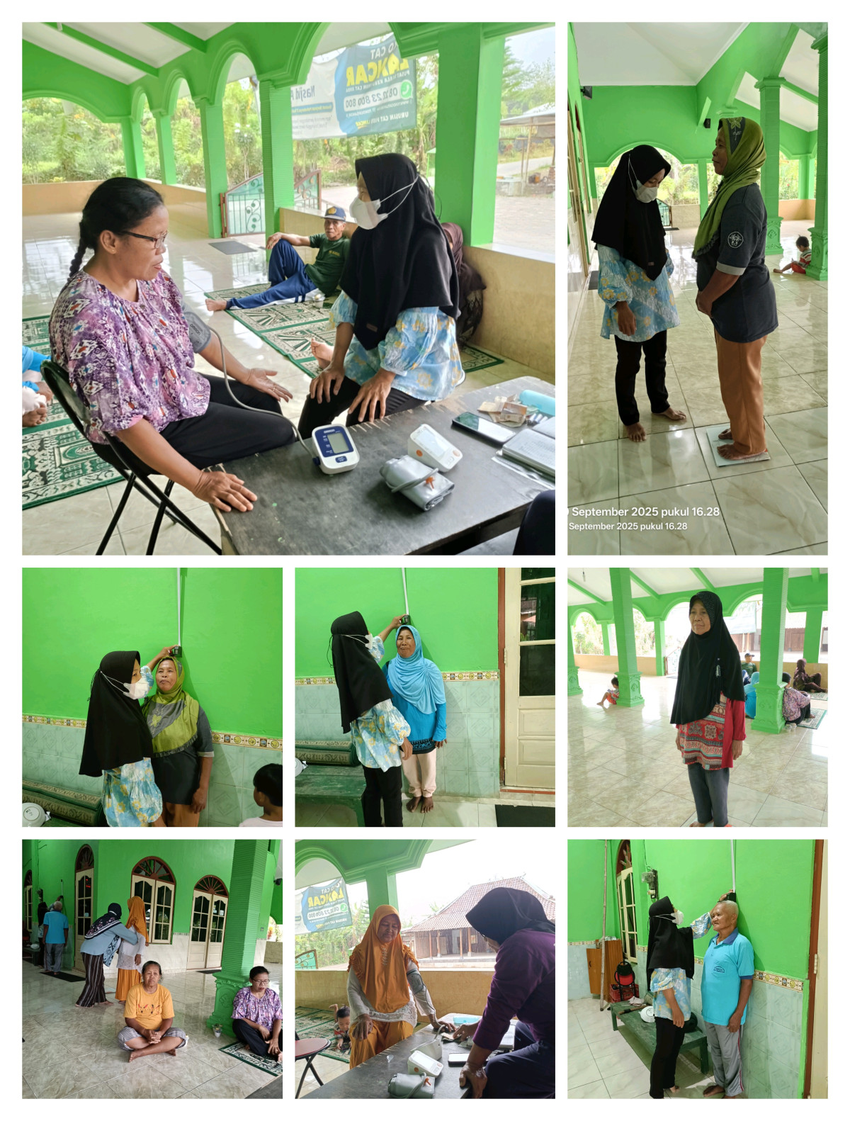 Posyandu lansia Padukuhan Sawahan Lor