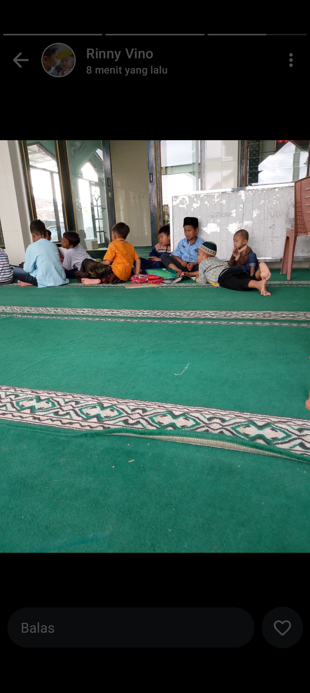 TPA rutin setiap hari Senin,Rabu dan Sabtu di masjid baitul makmur gebang jetis wedomartani