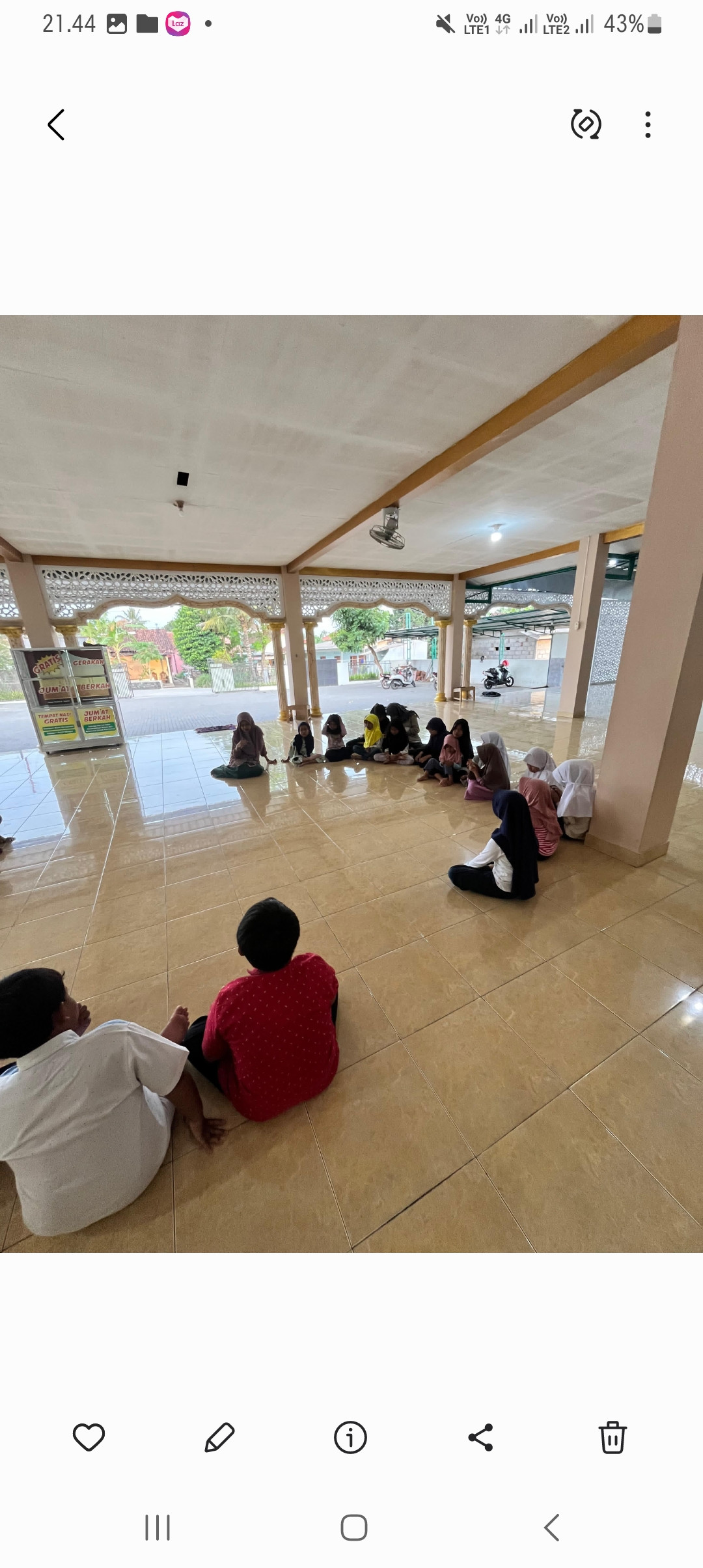 Murojaah Juz 30 Santri TPQ Al-Amin Pokoh