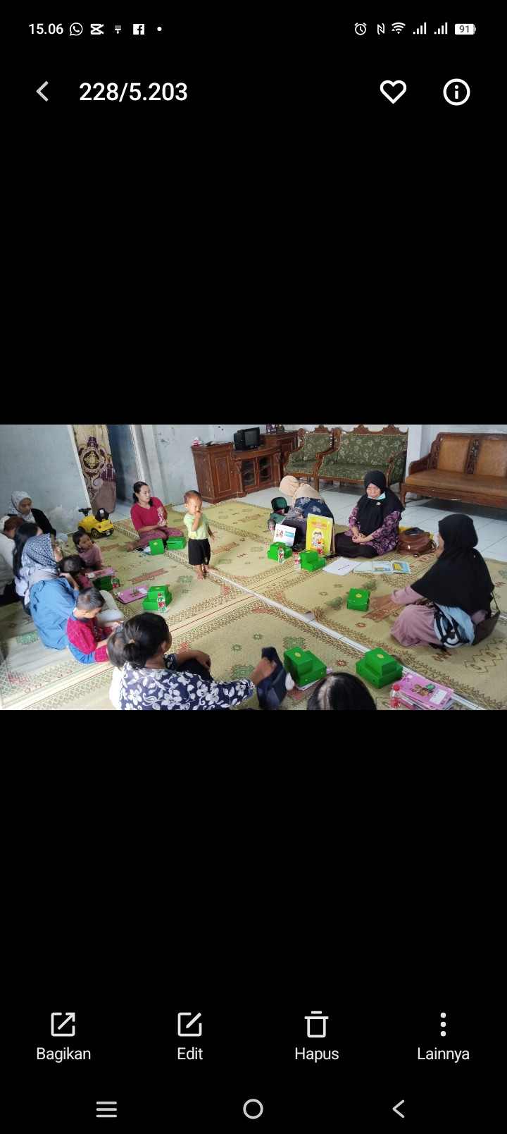 Parenting balita sawahan kidul