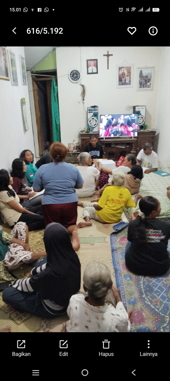 Pertemuan rutin rt 3,sawahan kidul