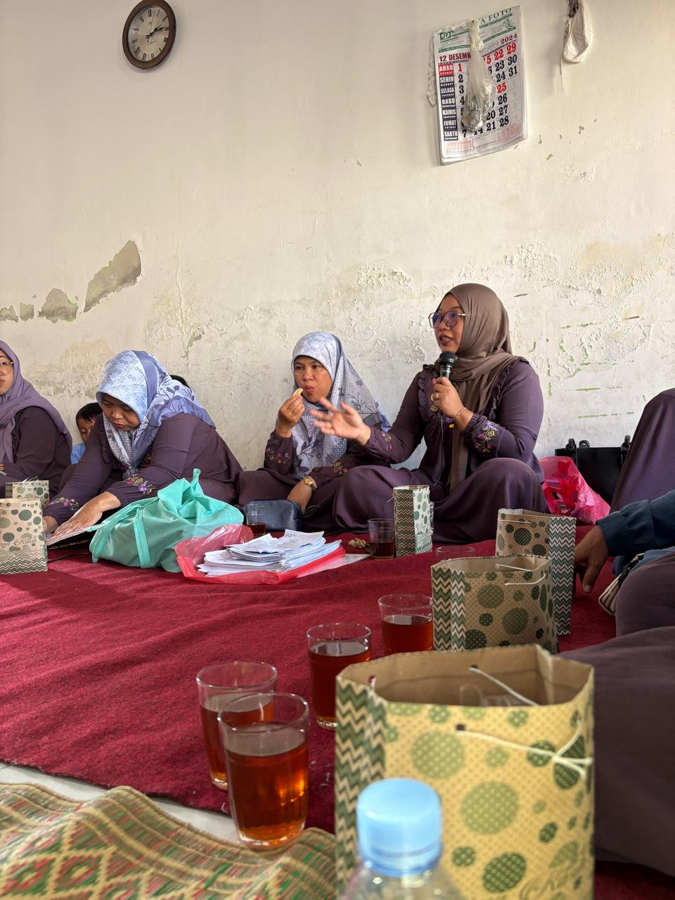 Sambutan ibu ketua PKK padukuhan