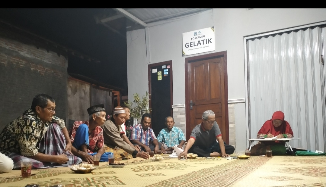 Pertemuan Kelompok Tani Blok Wonosari Padukuhan Wonosari