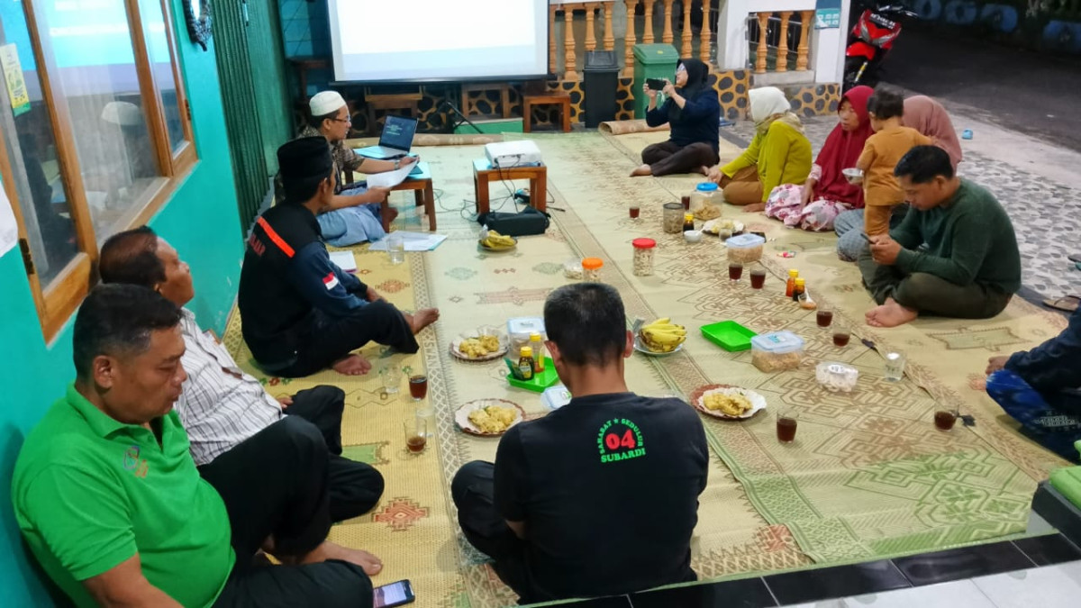 Rapat musduk warga gedongan lor
