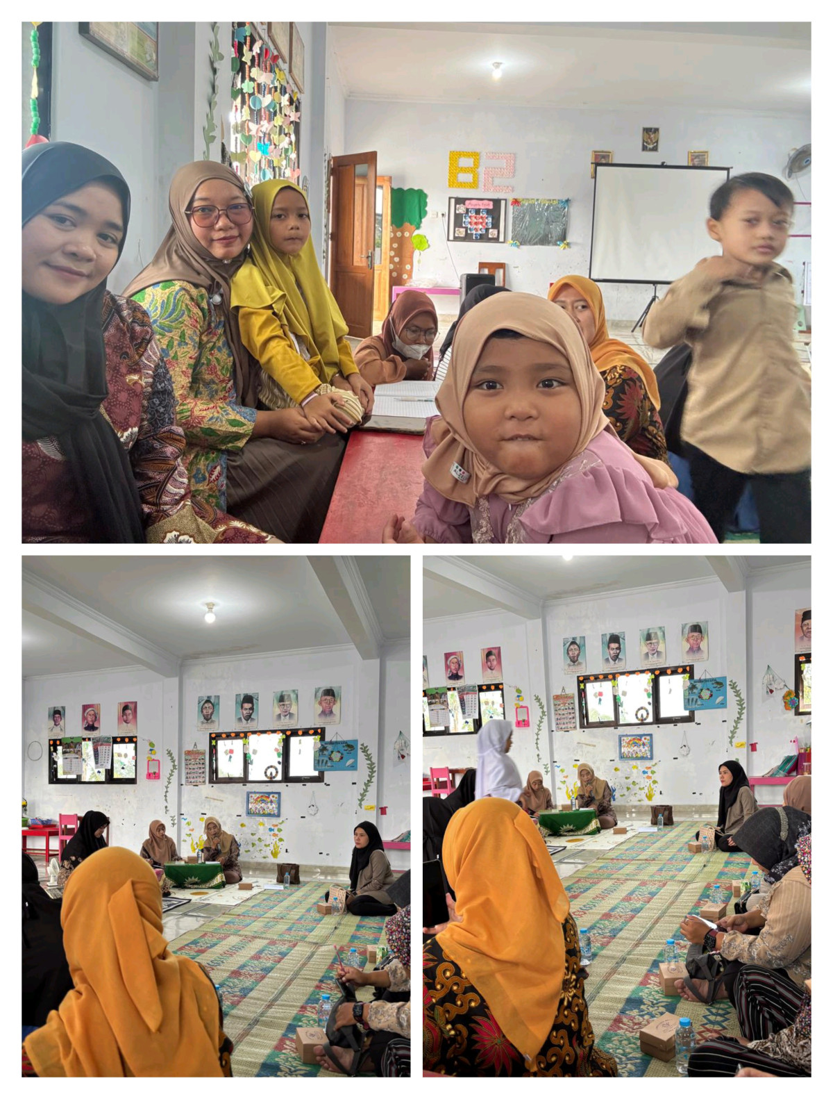Ibu wali murid TK aba Tegalsari menghadiri undangan parenting