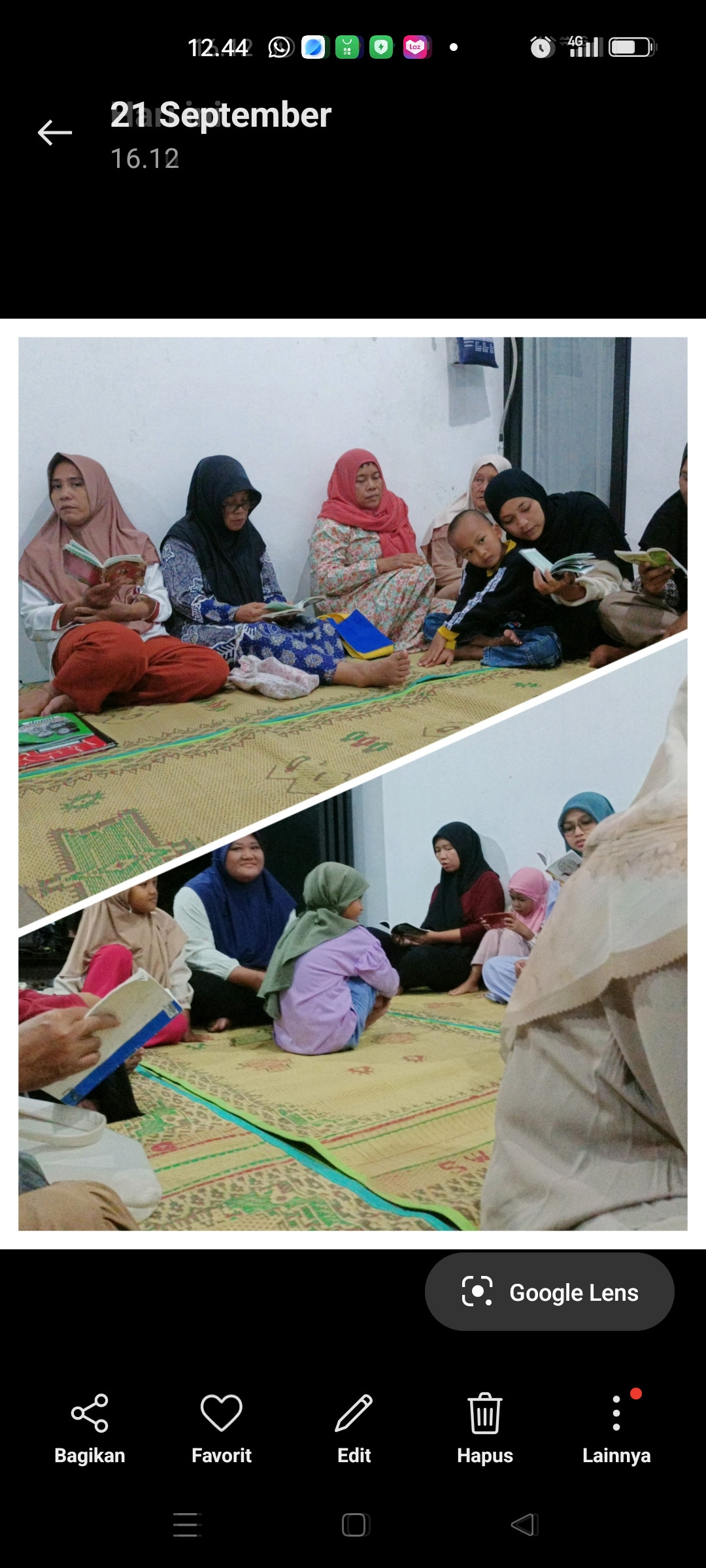 Yasinan rutin mlm Jumat RW 51 terung padukuhan krandon