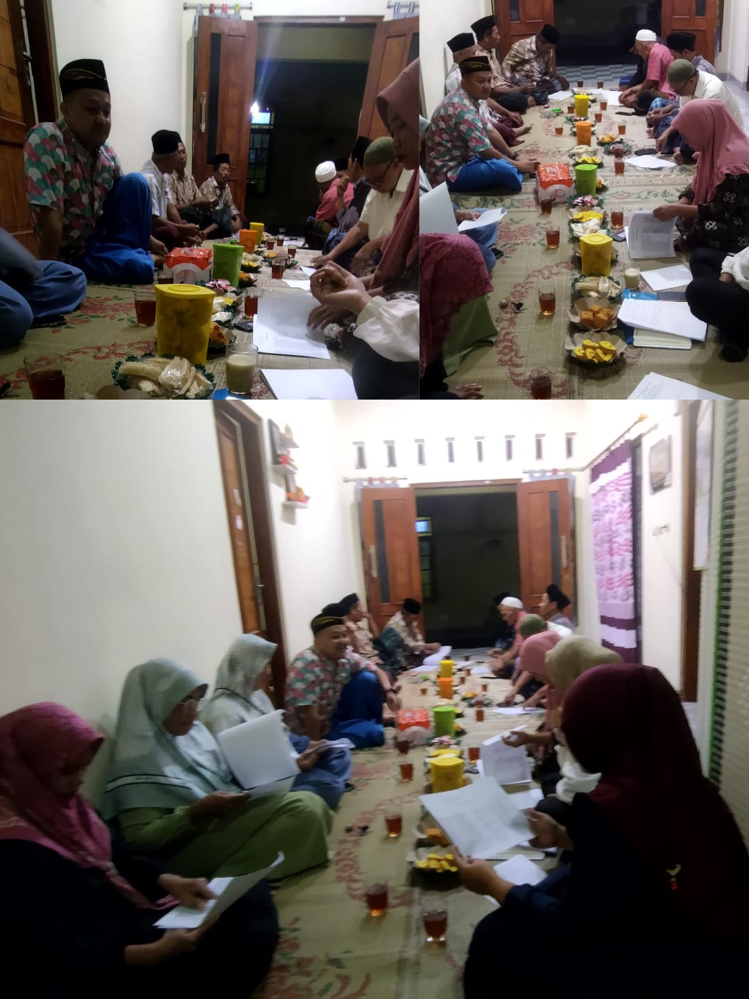 Musyawarah bapak dukuh, RT RW dan kader padukuhan Tegalsari