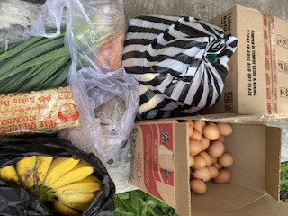 Menyuplai bahan mentah PMT lokal oleh kader Sanggrahan