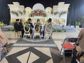 Prosesi ijab kabul warga Kregan Sanggrahan