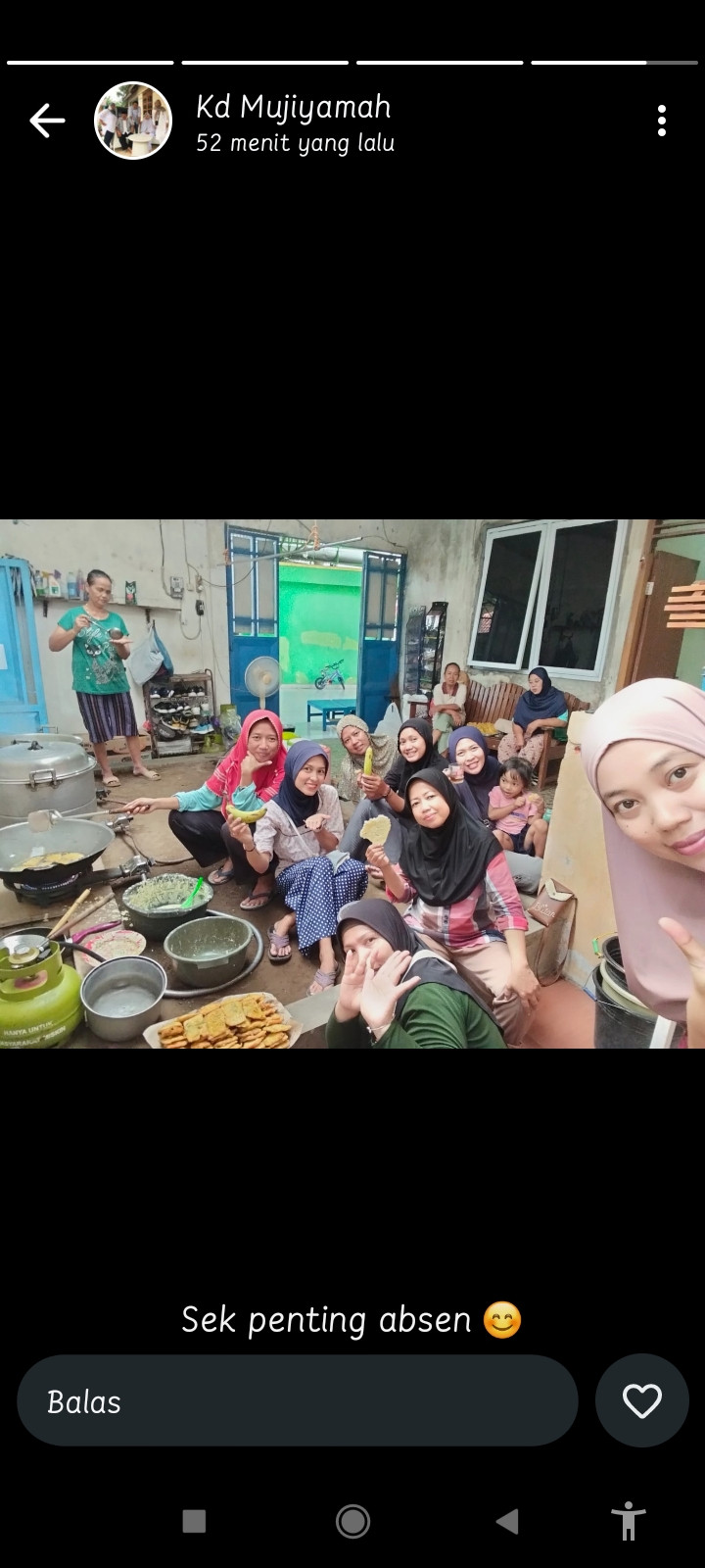 Rewang hajatan Demangan