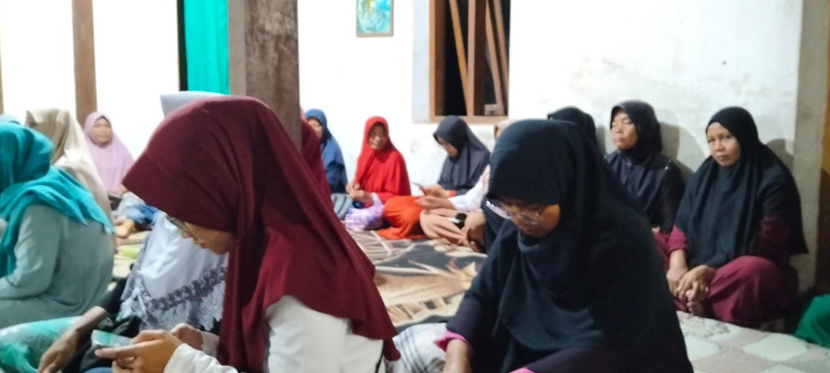 Yasinan ibu2 warga gedongan lor