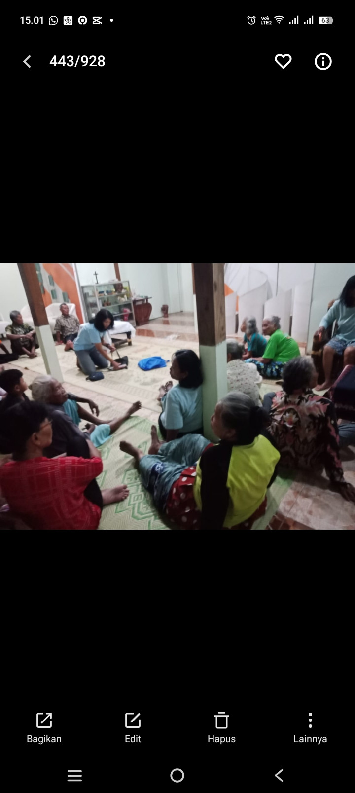 Rosario lingkungan vincentius, sawahan kidul