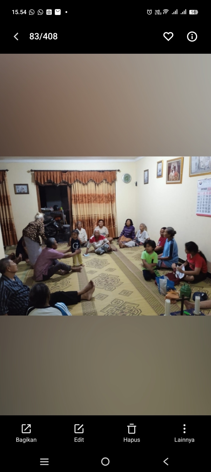 Rosario rutin umat katolik sawahan kidul