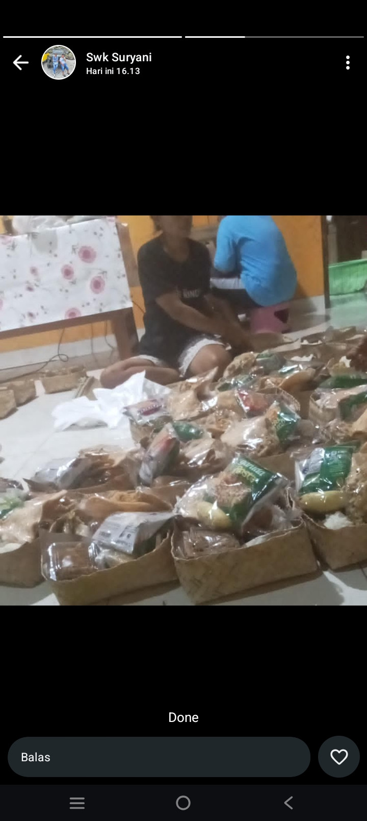 Persiapan kenduri slapanan bayi melly warga sawahan kidul