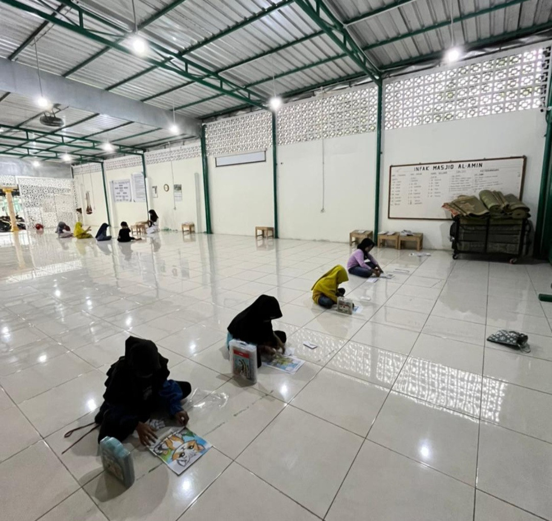Lomba Mewarnai TPQ Al-Amin Pokoh