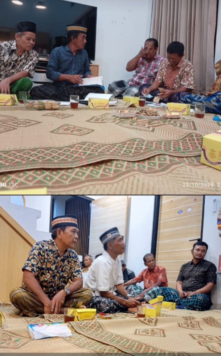 Rutinan kumpulan RT 03 dan 04 bendungan padukuhan Tegalsari