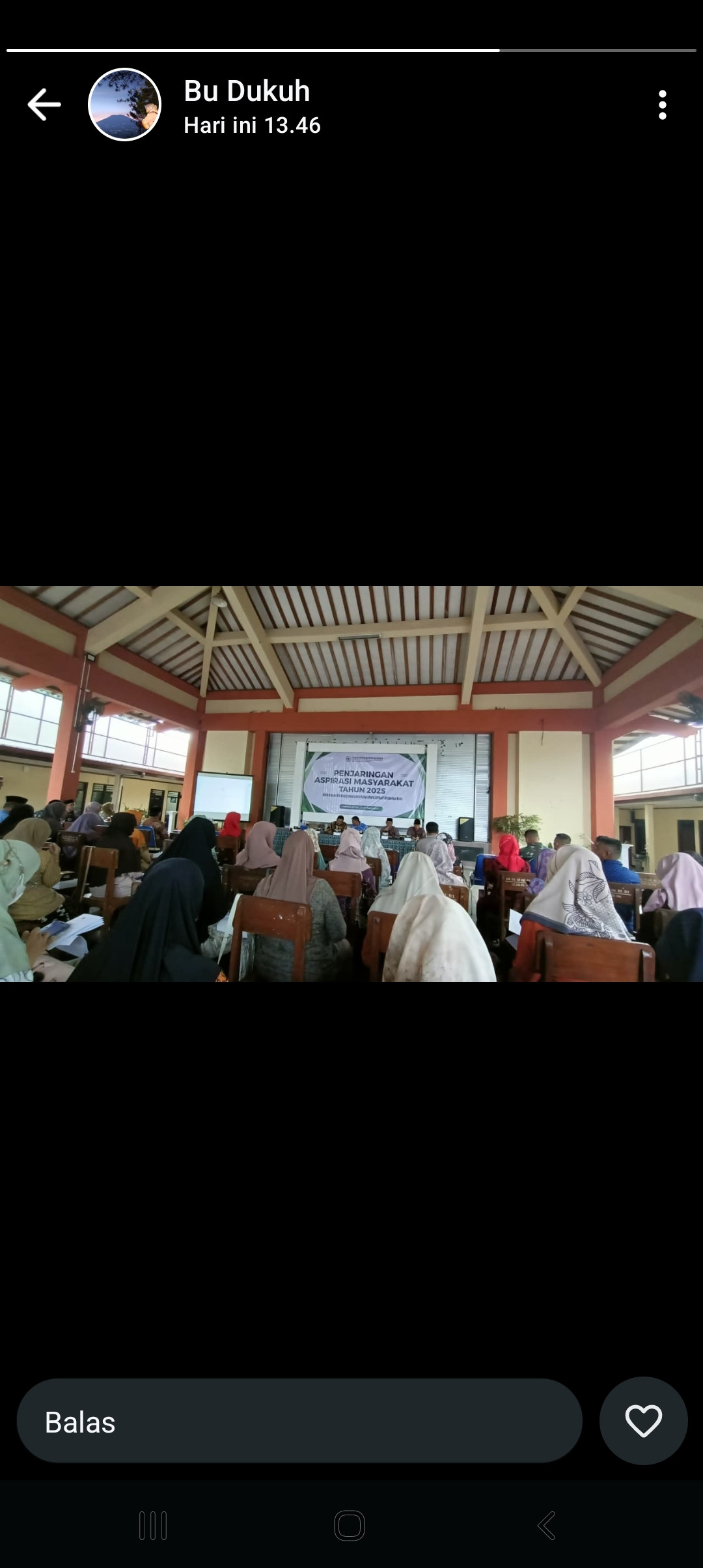 Penjaringan Aspirasi masyarakat yg d hadiri oleh Dukuh Krajan