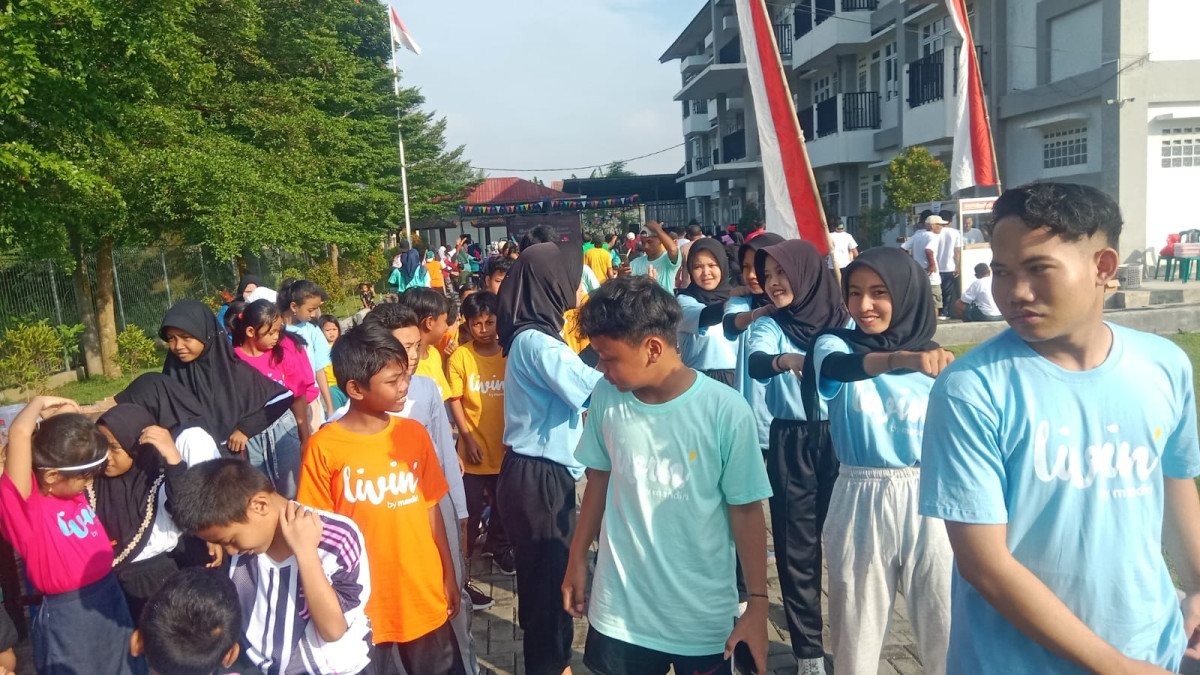 Lomba Lari Anak-anak dalam Event Mandiri Sahabat Desa Sempu