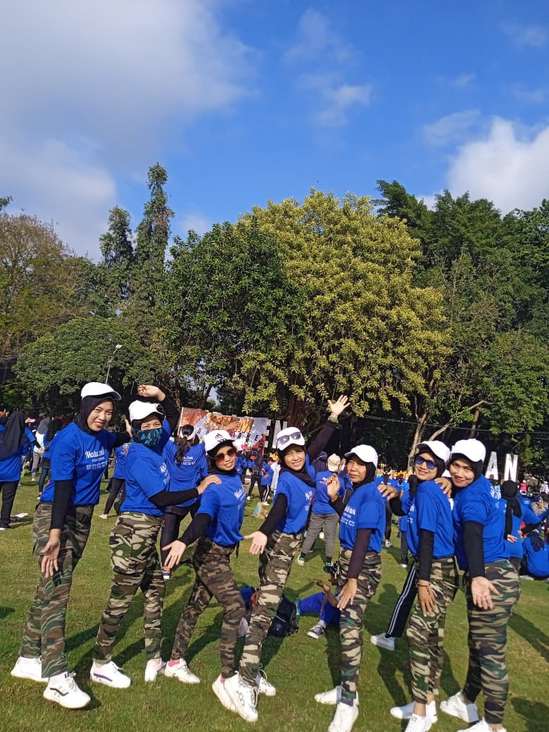 Parade senam Rt.05 & 04 Sempu